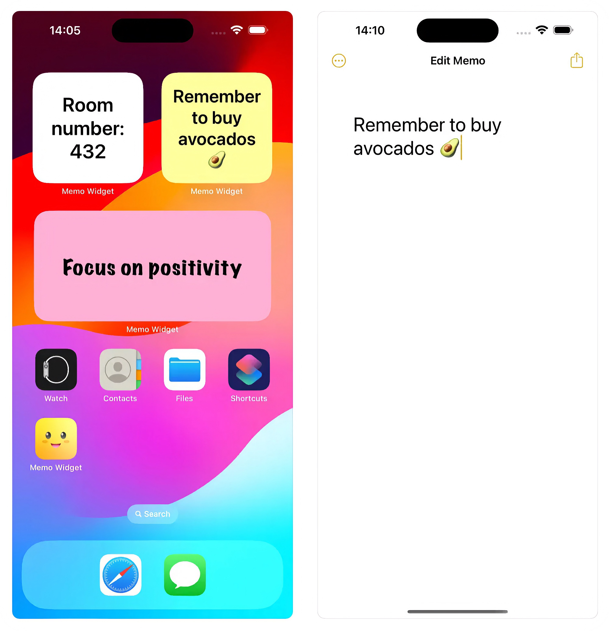 App screenshot