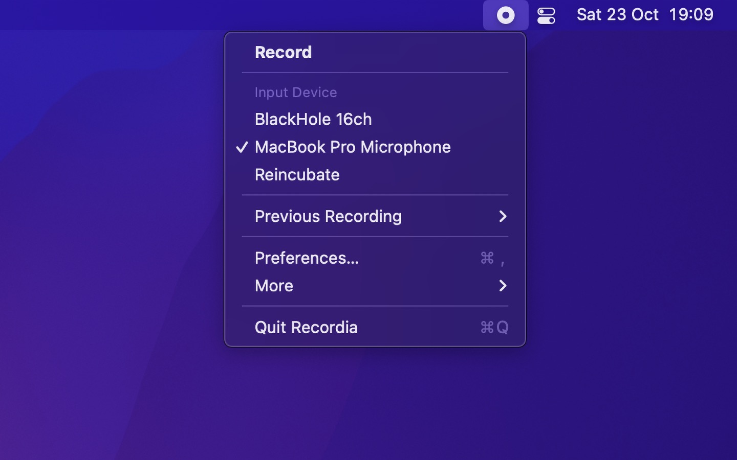 App screenshot