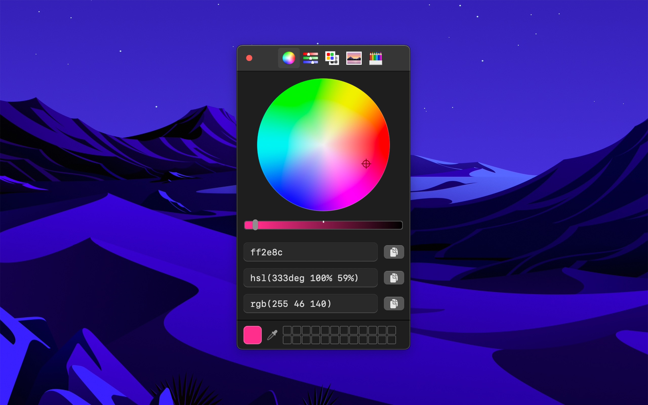 App screenshot