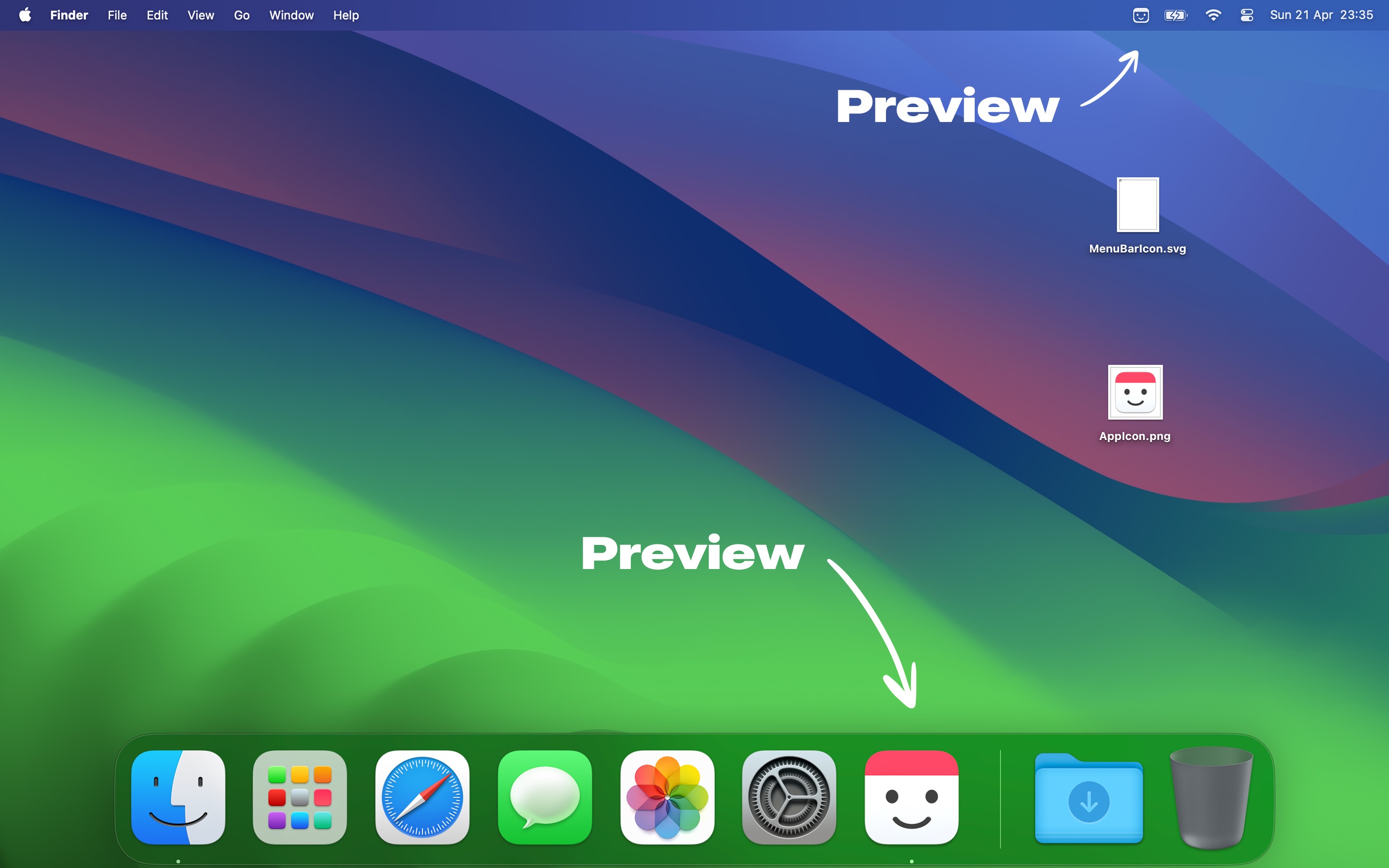 App screenshot