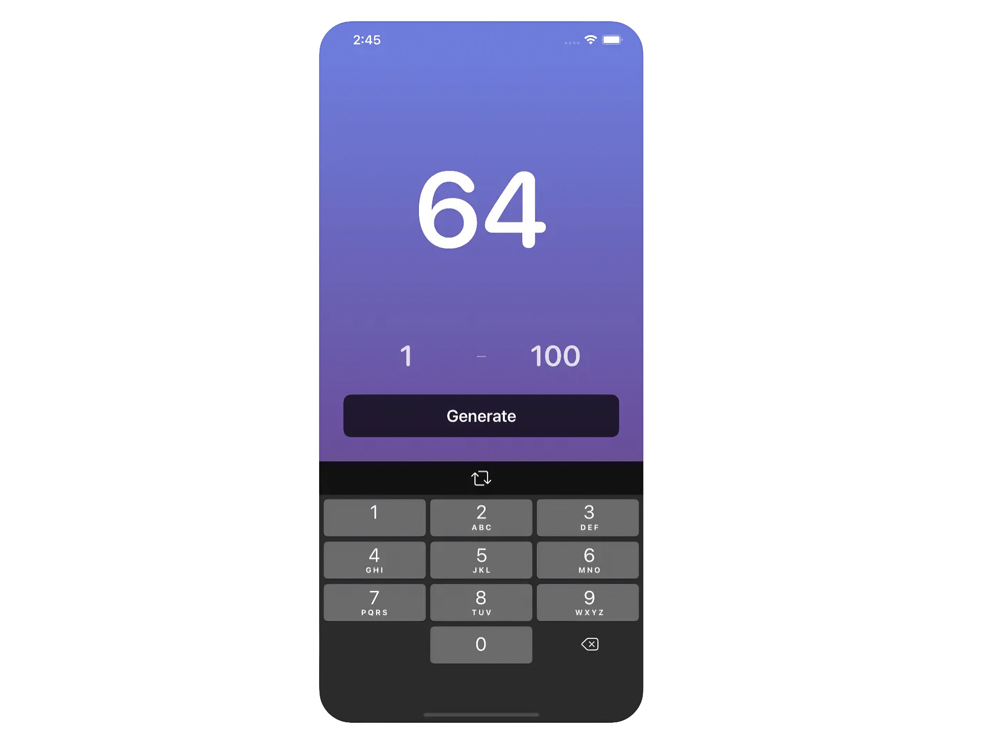 App screenshot