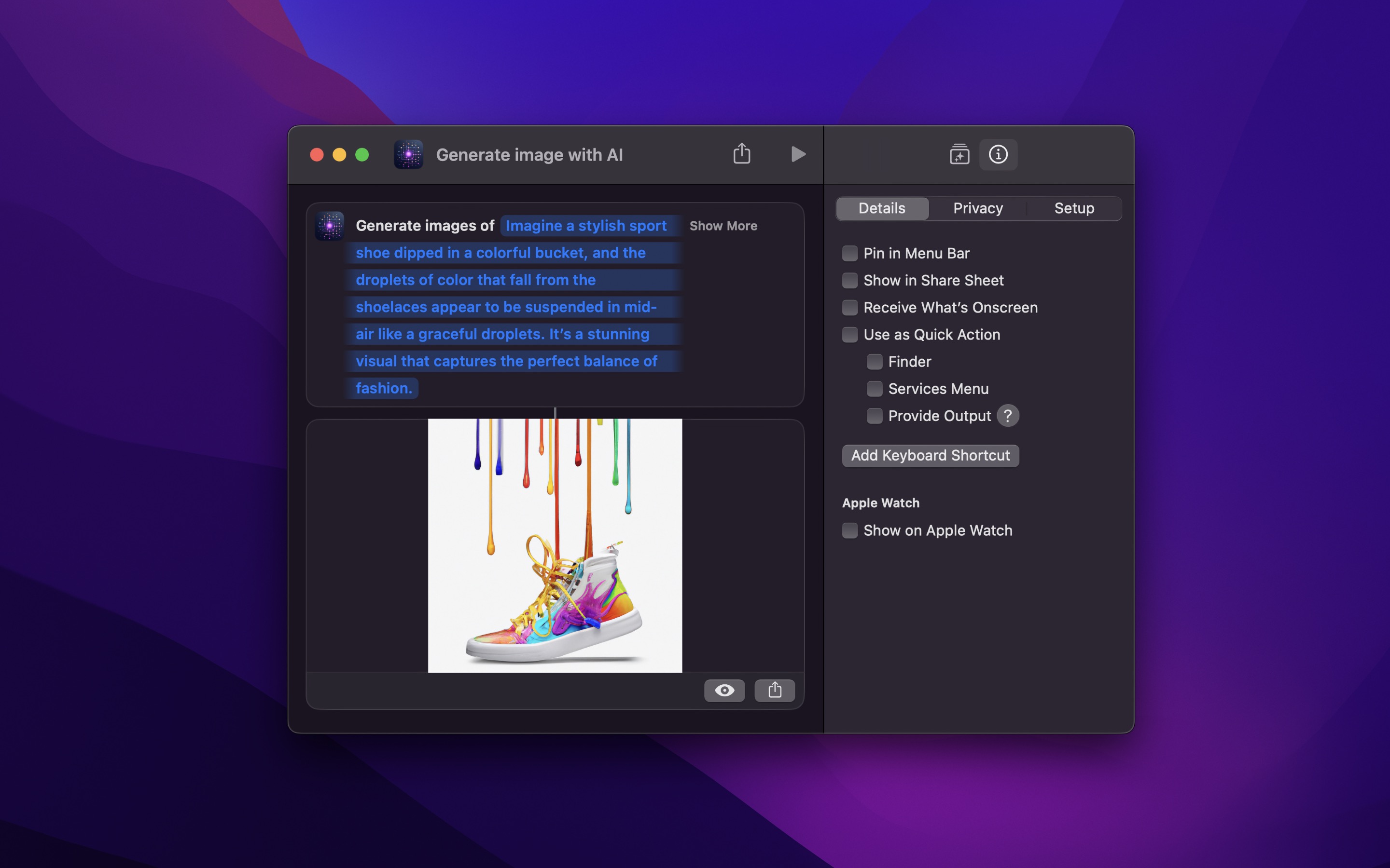 App screenshot