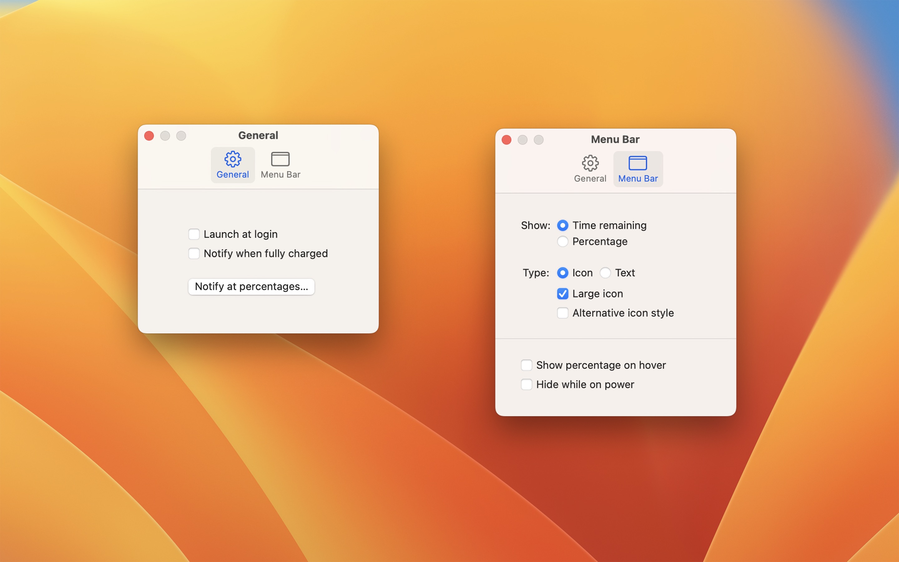 App screenshot