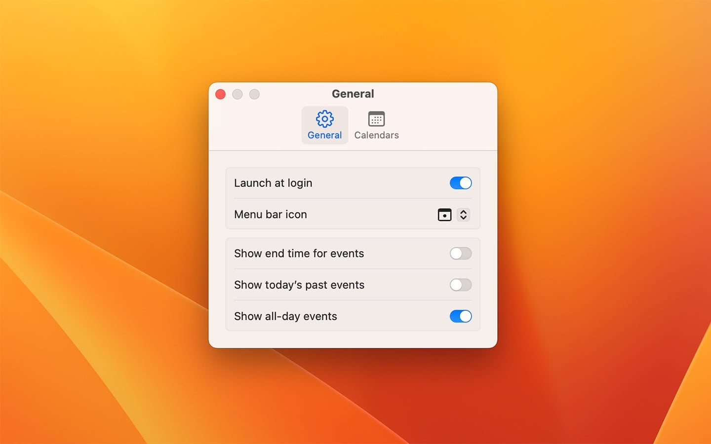 App screenshot