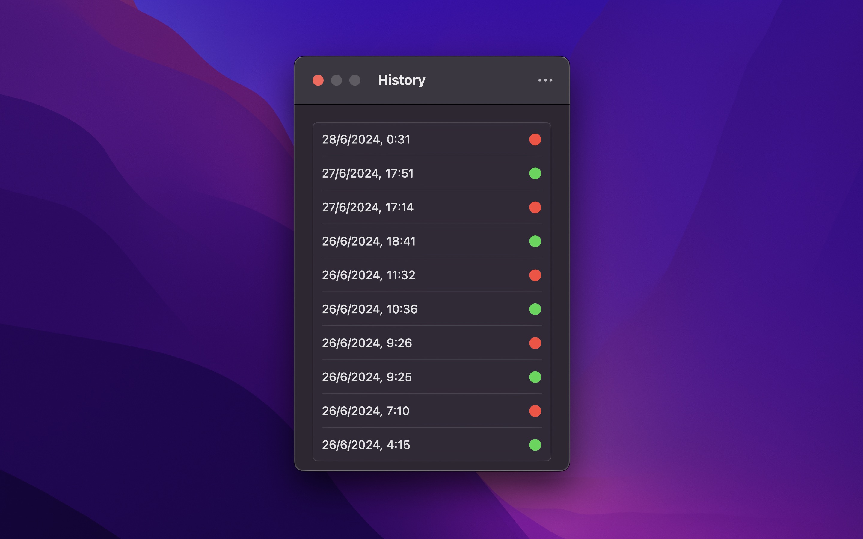 App screenshot