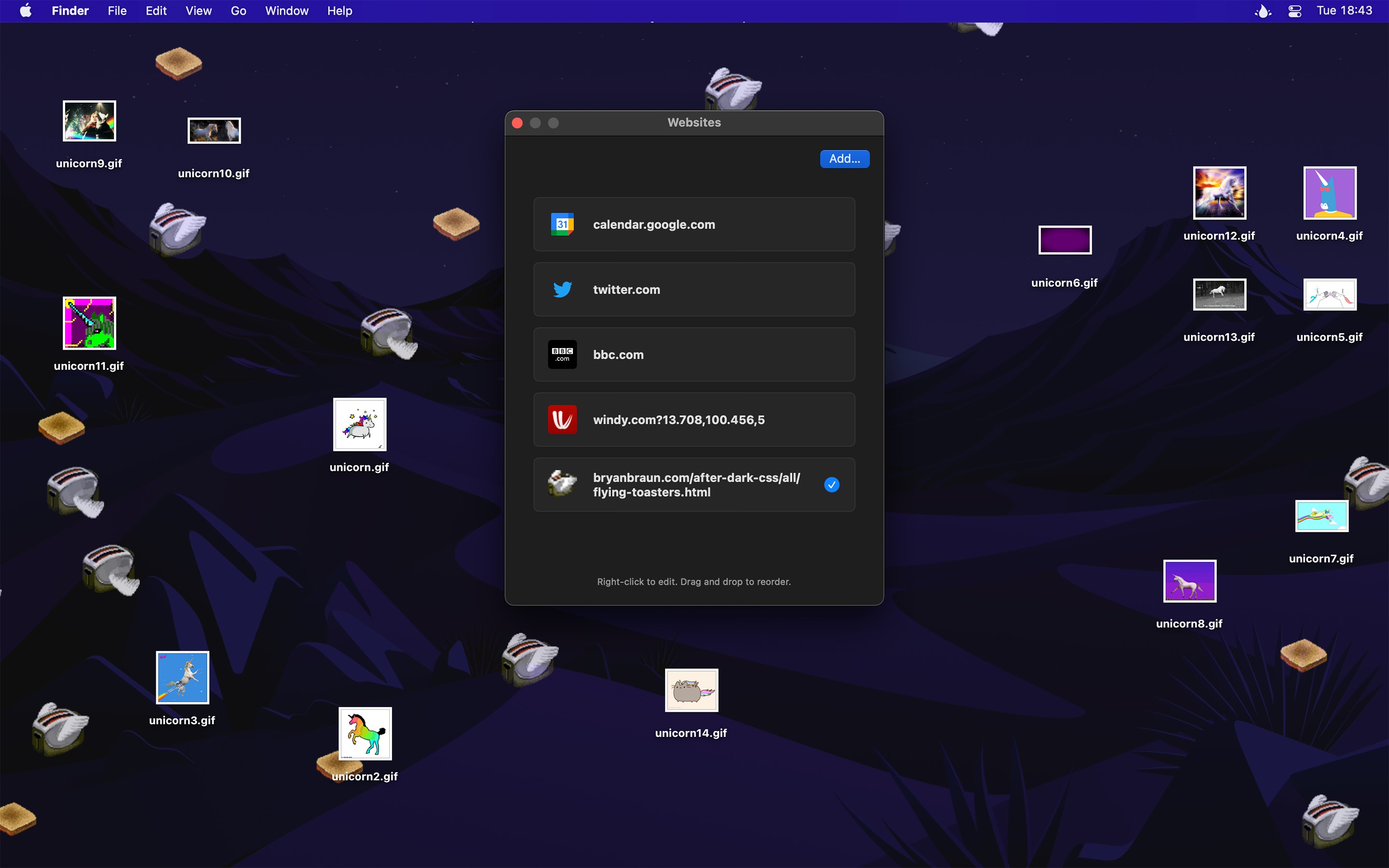 App screenshot